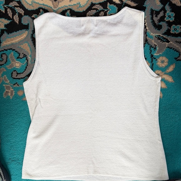 Chico's Classic White Tank Top - Picture 3 of 3